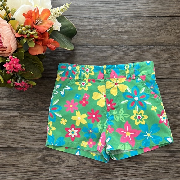 Specialty Girl adjustable waist flower design shorts - Picture 4 of 13